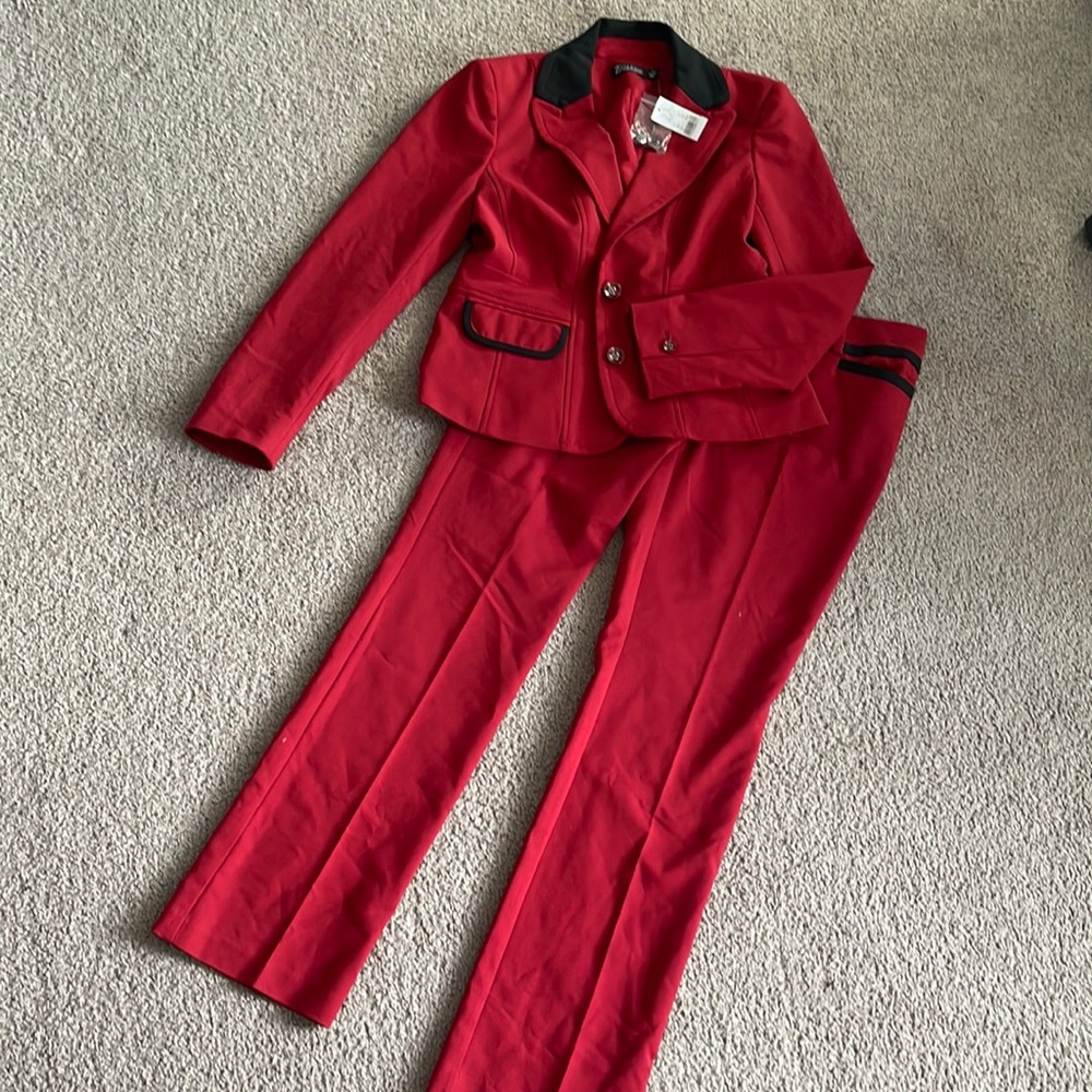 Red Pantsuit